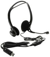 981-000100 Logitech 960 Black Wired USB A On Ear Headset