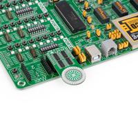 mikroe-2153 MikroElektronika MIKROE-2153, LED Ring R Click LED Matrix Display Add On Board With 74HC595