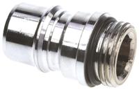 61640a8 Nito Hose Connector, Straight Threaded Coupling, BSP 1/2in 3/4in ID, 25 bar