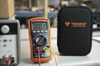 55500084 Tempo MM200 Handheld Digital Multimeter, 10A ac Max, 6mA dc Max, 1000V ac Max - UKAS Calibrated