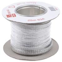 365-543 RS PRO Braided Wire, 10 x 2 mm, 25m, 63 A, BS4109