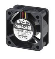 109p0405h601 Sanyo Denki 109P Series Axial Fan, 5 V dc, DC Operation, 13.6m³/h, 1.6W, 320mA Max, 40 x 40 x 20mm