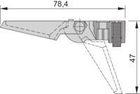 10603023 nVent SCHROFF 10603 Series Foot for Use with Cases, M4 Thread, 10 Piece(s)