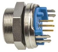 6-1437719-9 TE Connectivity Circular Connector, 4 Contacts, Panel, Subminiature Connector, Socket, Female, IP65, TRIAD 01 Series