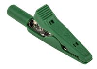 930317804 Hirschmann Test & Measurement Crocodile Clip 2 mm Connection, Brass, Bronze Contact, 8A, Green