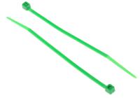 233-225 RS PRO Cable Tie, 100mm x 2.5 mm, Green Nylon, Pk-100