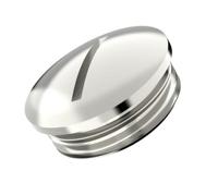 52103115 Lapp Blanking Plug, M16, Nickel Plated Brass, 18mm Diameter, Threaded