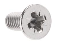 797-6358 RS PRO Pozi M4 Countersunk A2 304 Stainless Steel Machine Screws DIN 965 x 10.0mm