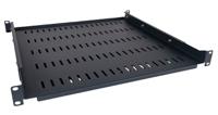 bpf1u450ad2 CAE Multimedia Connect BPF1U450AD2 Series Black Fixed Shelf, 1U, 50kg Load x 450mm