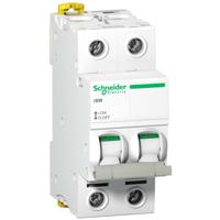 a9s65263 Schneider Electric 2P Pole DIN Rail Switch Disconnector - 63A Maximum Current, IP20