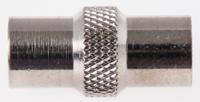 392-661 RS PRO Straight Coax Adapter TV Plug to TV Plug
