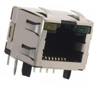 2-406549-1 TE Connectivity 2-406549 Series Female RJ45 Connector, PCB Mount, Cat5 Right Angle 1 Port 8 -Way
