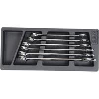 50n-j6mm SAM 50N Series 6-Piece Combination Spanner Set, 22 mm, 24 mm, 27 mm, 29 mm, 30 mm, 32 mm, Steel