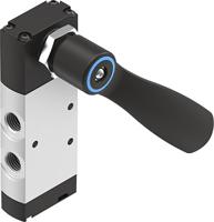 vhef-hs-m52-m-g14 Festo Lever 5/2 Pneumatic Manual Control Valve VHEF Series, G 1/4, 1/4in, 4165856