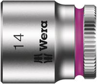 05003513001 Wera 1/4 in Drive 14mm Standard Socket, 6 point, 23 mm Overall Length