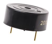 237-940 RS PRO 85dB Through Hole Continuous Internal Piezo Buzzer, 23.3 (Dia.) x 10.2mm, 3V dc Min, 20V dc Max