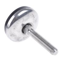 a105001 Nu-Tech Engineering M10 Stainless Steel Adjustable Foot, 350kg Static Load Capacity 3.5° Tilt Angle