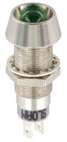 3348s1g81ncl1 Sloan Green Panel Mount Indicator, 5 → 28V, 8.2 x 7.6mm Mounting Hole Size, IP68