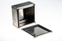 749-1860 RS PRO Unpainted Stainless Steel Terminal Box, IP66, 150 x 80 x 150mm