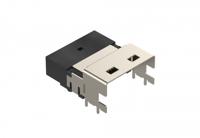u10c438270t Amphenol Communications Solutions, U10C43827 Through Hole Right Angle Mini I/O Connector, Unshielded