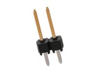 90120-0762 Molex C-Grid III Series Straight Through Hole Pin Header, 2 Contact(s), 2.54 mm Pitch, 1 Row, Unshrouded