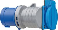 1080991 brennenstuhl, 1080 IP54 Blue Cable Mount 3P Industrial Power Connector Adapter Plug, Socket, Rated At 16A, 250 V