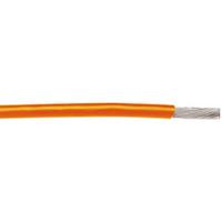 58557-or005 Alpha Wire Hook-up Wire TEFLON Series Orange 0.35 mm² PTFE Equipment Wire, 22 AWG, 7/0.25 mm, 30m, PTFE Insulation,