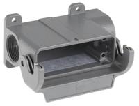 19200160291 HARTING Han A Heavy Duty Power Connector Hood, M25 x 2 Thread, Side Entry