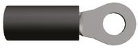 50845-2 TE Connectivity, PIDG, STRATO-THERM Insulated Ring Terminal, M5 Stud Size, 2.6mm² to 6.6mm² Wire Size, Black