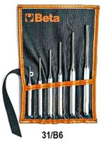 31b6n BETA 6-Piece Punch Set, Pin Punch, 2 → 8 mm Shank