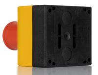 216524-m22-pvkc02iy Eaton RMQ Titan M22 Series Pull Release Emergency Stop Push Button, Surface Mount, 2NC, IP66, IP69