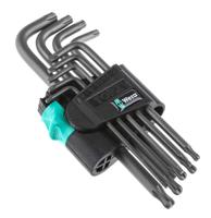 05073598001 Wera 9-Piece Torx Key Set, L Shape, Long Arm