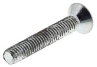 491-5091 RS PRO Bright Zinc Plated Steel Hex Socket Countersunk Screw, DIN 7991, M4 x 25mm