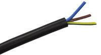 210-1248 RS PRO YGG 1.5 mm² 3 Core Power Cable, Black Silicone, 25m