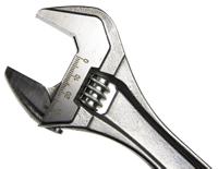 8072-c Bahco Adjustable Spanner, 255 mm Overall, 31mm Jaw Capacity, Metal Handle
