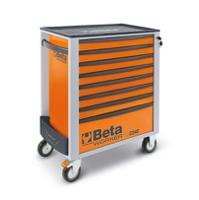bw-2400s-r8e-l BETA 8 Drawer Thermoplastic (Worktop) Wheeled Roller Cabinet Tools Included