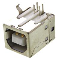 a-usbsb ASSMANN WSW Right Angle, Through Hole, Socket- Single Port Type B 2.0 USB Connector