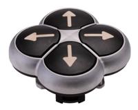 286336-m22-d4-s-x7 Eaton RMQ Titan M22 Series Black Momentary Push Button Head, 22mm Cutout, IP66
