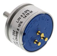 6539s-1-202 Bourns 6539 2kΩ Rotary Potentiometer 1-Gang Servo Mount, 6539S-1-202