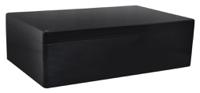 190-1869 RS PRO Black Fibreglass Reinforced Polyester Enclosure, IP66, IP67, IP68, 400 x 250 x 160mm
