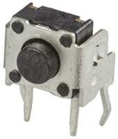 431256038716 Wurth Elektronik Black Tactile Switch, SPST 50 mA @ 12 V dc 1.3mm Through Hole
