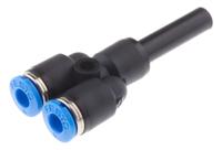 qsy-6h-4 Festo QSY Series Y Tube-to-Tube Adaptor, Push In 6 mm to Push In 4 mm, Tube-to-Tube Connection Style, 130633