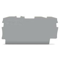 2000-1391 WAGO TOPJOB S Series End and Intermediate Plate for Use with DIN Rail Terminal Block