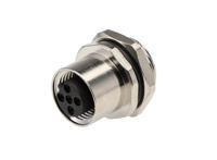 t4133412051-000 TE Connectivity Circular Connector, 5 Contacts, Front, M12 Connector, Socket, Female, IP67, M12 Series