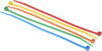 233-708 RS PRO Cable Tie, 203mm x 4.6 mm, Assorted Nylon, Pk-250