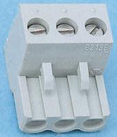 2534036530 Wieland, 5.08mm Pitch, WIECON, 6 Way, Pluggable Terminal Block, Plug, Cable Mount, Screw Termination, 25.340.3653.0