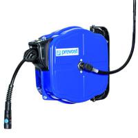 dpf-0815is PREVOST Wall Mounted 15m Air Hose Reel, 8mm Inner Diameter, 12mm Outer Diameter, 500L/min Flow Rate