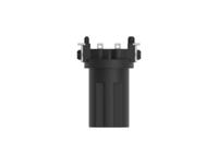 454949-e ERNI Circular Connector, 4 Contacts, Board, M12 Connector, Socket, Female, IP65, IP67, M12 Connector Series