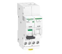 a9dq2616 Schneider Electric RCBO, 16A Current Rating, 1P+N Poles, 30mA Trip Sensitivity, Type C, Acti9 Range