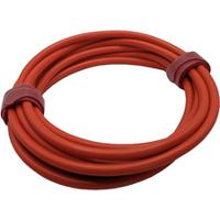 wi-m-20-10-2 Mueller Electric WI-M-20 Series Red Test Lead Wire, 20 AWG, 41/0.127 mm, 10ft, Silicone Insulation, WI-M-20-10-2